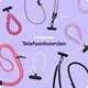 HappyCase Rhodos Stevig en Universeel Telefoonkoord / Telefoontouw (120CM) Paars afbeelding 6
