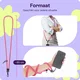 HappyCase Rhodos Stevig en Universeel Telefoonkoord / Telefoontouw (120CM) Roze afbeelding 3