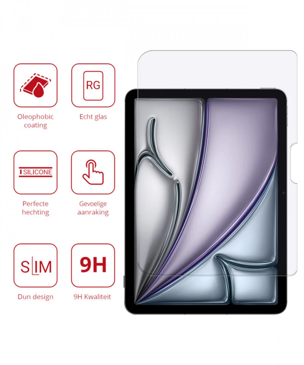 Rosso Apple iPad Air 13 (24/25) 9H Tempered Glass Screen Protector afbeelding 2