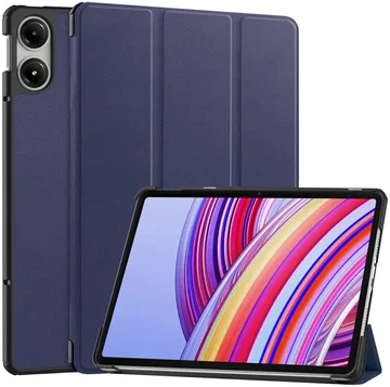 Xiaomi Redmi 7a TPU Hoesje met Standaard Blauw