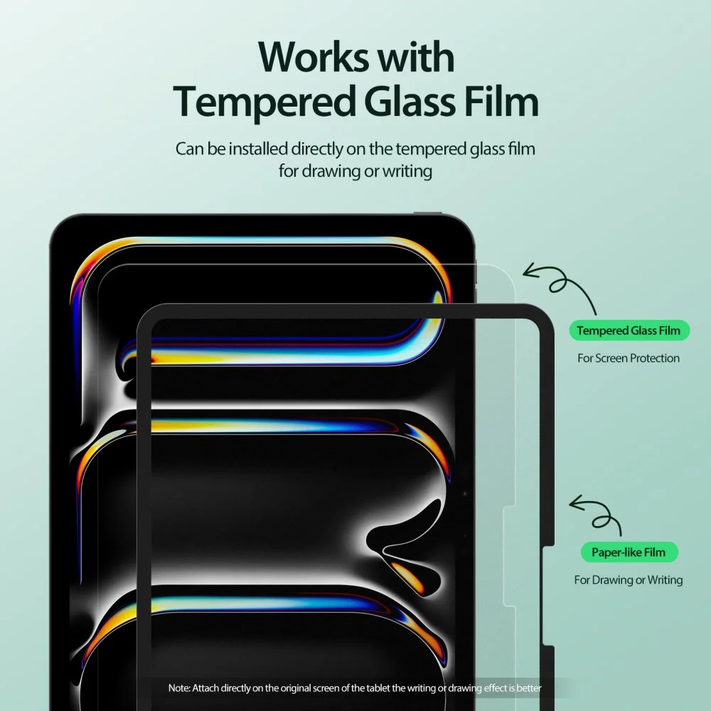 Dux Ducis Naad Paperlike iPad Pro 11 (2024/2025) Screen Protector afbeelding 10