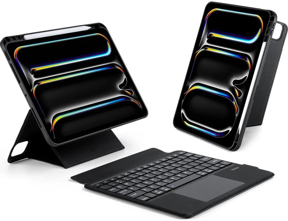 Dux Ducis iPad Pro 11 (2024/2025) Hoes Bluetooth Toetsenbord Zwart afbeelding 1