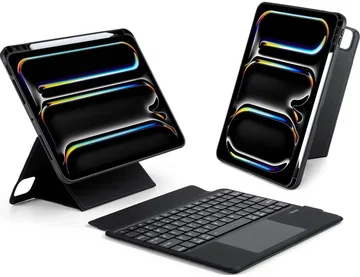 Dux Ducis iPad Pro 11 (2024/2025) Hoes Bluetooth Toetsenbord Zwart