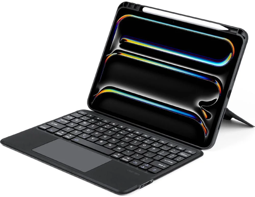Dux Ducis iPad Pro 11 (2024/2025) Hoes Bluetooth Toetsenbord Zwart afbeelding 2