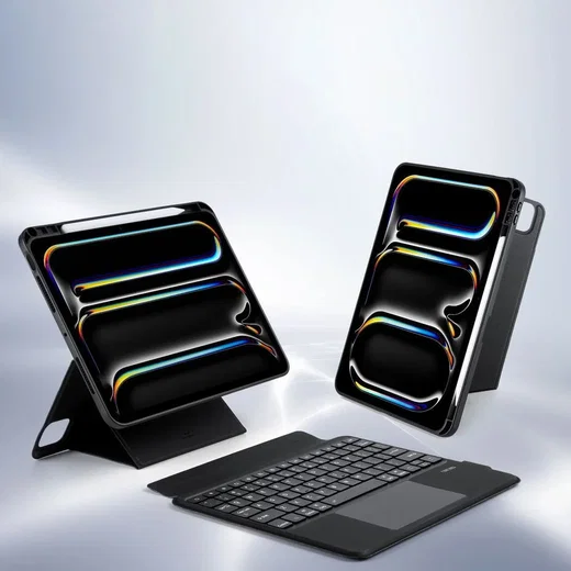 Dux Ducis iPad Pro 11 (2024/2025) Hoes Bluetooth Toetsenbord Zwart afbeelding 6