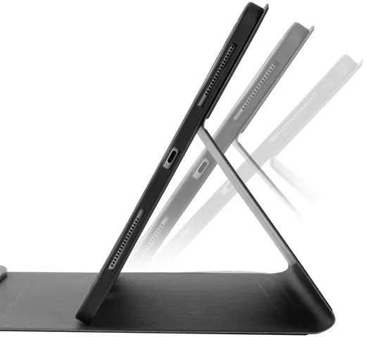 Buddi Zuna iPad Pro 13 (2024/2025) Hoes met QWERTY Toetsenbord Book Case Zwart afbeelding 6