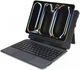 Buddi Thorn iPad Pro 11 (2024/2025) Hoes QWERTY Toetsenbord Book Case Zwart afbeelding 3
