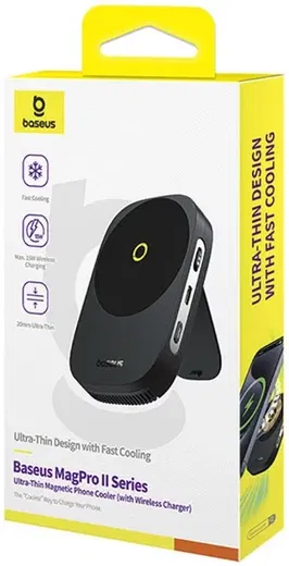 Baseus MagPro II Mobiele Telefoon Koeler met MagSafe Opladen 15W Zwart afbeelding 13