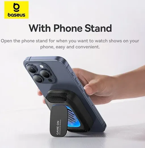 Baseus MagPro II Mobiele Telefoon Koeler met MagSafe Opladen 15W Zwart afbeelding 5