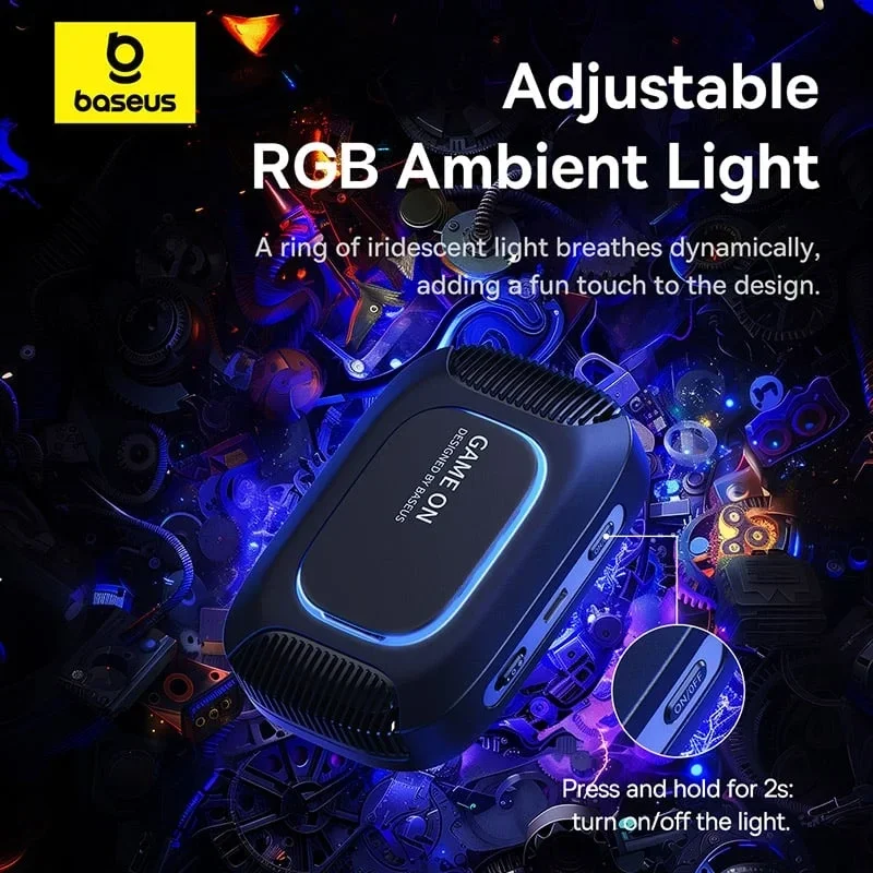 Baseus MagPro II Mobiele Telefoon Koeler met MagSafe Opladen 15W Zwart afbeelding 6