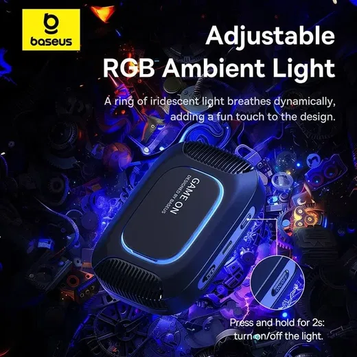 Baseus MagPro II Mobiele Telefoon Koeler met MagSafe Opladen 15W Zwart afbeelding 6