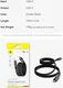 Baseus Tungsten Gold 100W Magnetische USB-C naar USB-C Kabel 1M Zwart afbeelding 17