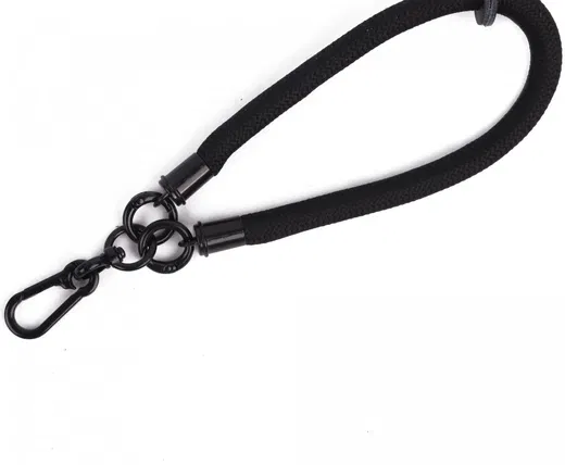 HappyCase Rhodos Stevig en Universeel Telefoonkoord / Polsbandje (30CM) Zwart afbeelding 9