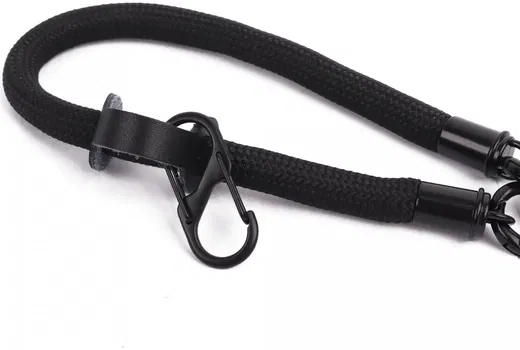 HappyCase Rhodos Stevig en Universeel Telefoonkoord / Polsbandje (30CM) Zwart afbeelding 10