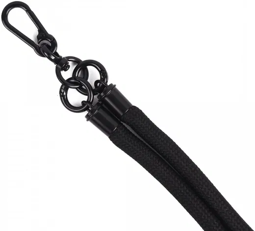 HappyCase Rhodos Stevig en Universeel Telefoonkoord / Polsbandje (30CM) Zwart afbeelding 14