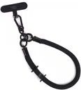 HappyCase Rhodos Stevig en Universeel Telefoonkoord / Polsbandje (30CM) Zwart