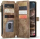 CaseMe C30 Samsung Galaxy A25 Hoesje Pasjeshouder Book Case Bruin