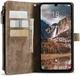 CaseMe C30 Samsung Galaxy A25 Hoesje Pasjeshouder Book Case Bruin afbeelding 10