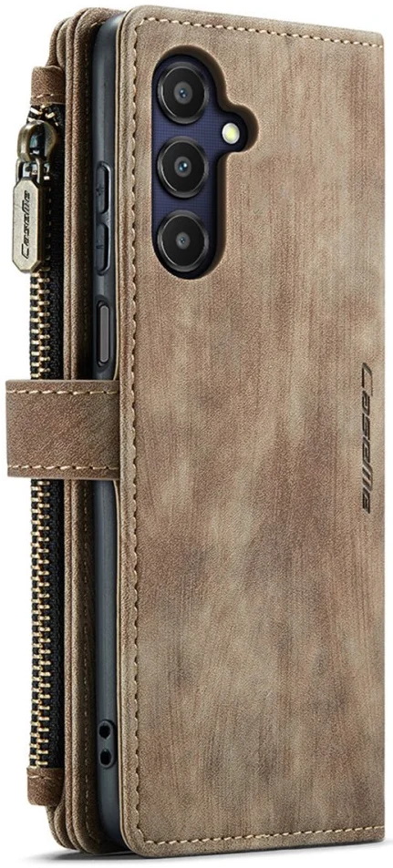 CaseMe C30 Samsung Galaxy A25 Hoesje Pasjeshouder Book Case Bruin afbeelding 11