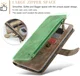 CaseMe C30 Samsung Galaxy A25 Hoesje Pasjeshouder Book Case Bruin afbeelding 3