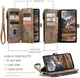CaseMe C30 Samsung Galaxy A25 Hoesje Pasjeshouder Book Case Bruin afbeelding 7
