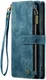 CaseMe C30 Samsung Galaxy A25 Hoesje Pasjeshouder Book Case Blauw afbeelding 9
