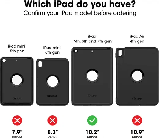 OtterBox Unlimited Folio iPad 10.2 (2019/2020/2021) Hoes Book Case Grijs afbeelding 8