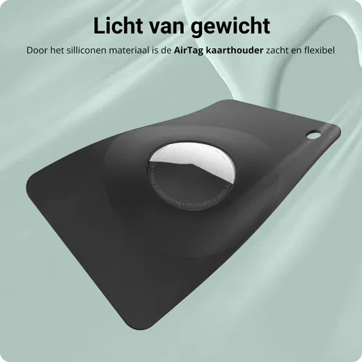 AirTag Dunne Kaarthouder voor Portemonnee of Pasjeshouder Zwart afbeelding 6