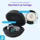 Compacte Horloge / Smartwatch Reis Etui Tas Hoes Zwart afbeelding 2