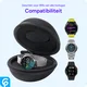 Compacte Horloge / Smartwatch Reis Etui Tas Hoes Zwart afbeelding 5
