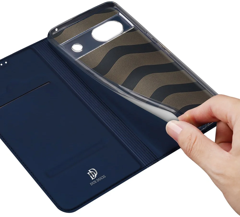 Dux Ducis Skin Pro Google Pixel 8a Hoesje Portemonnee Blauw afbeelding 7