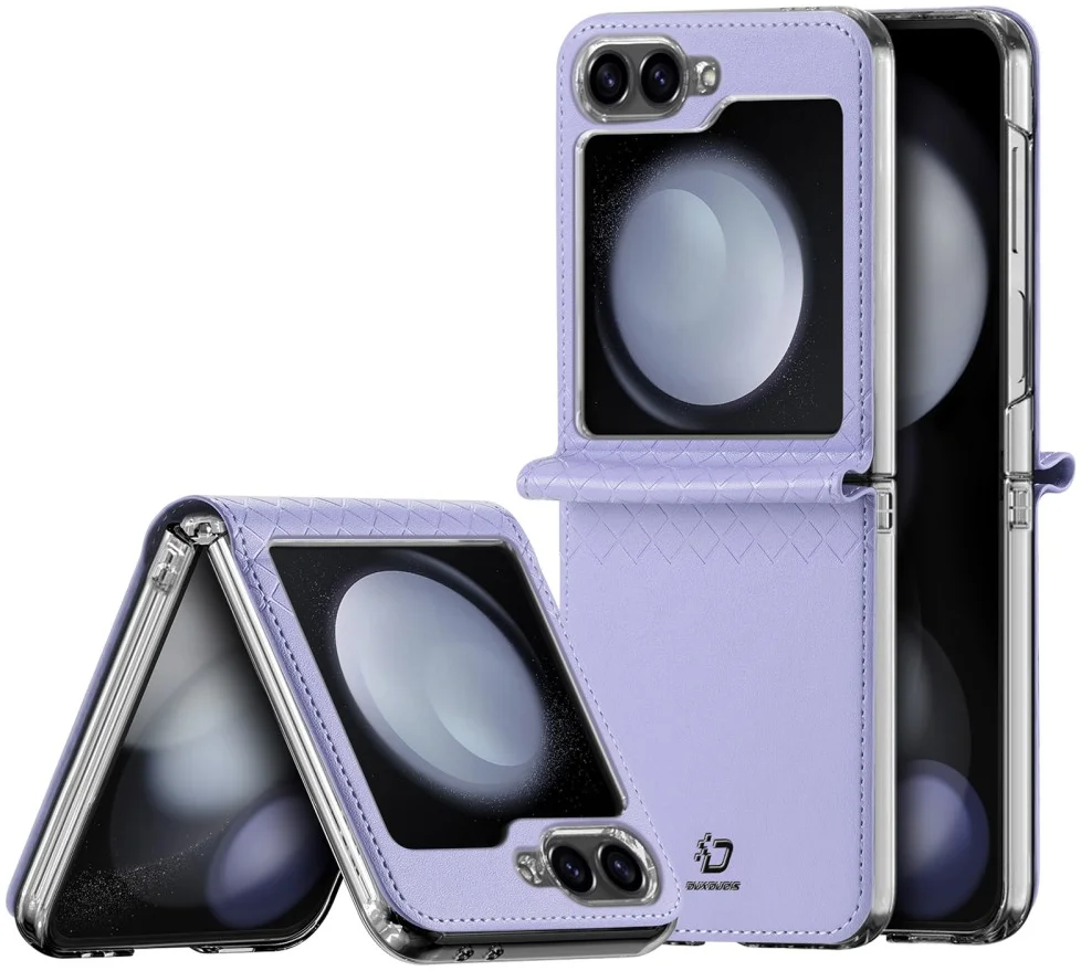 Dux Ducis Bril Samsung Galaxy Z Flip 6 Hoesje Back Cover Paars afbeelding 1