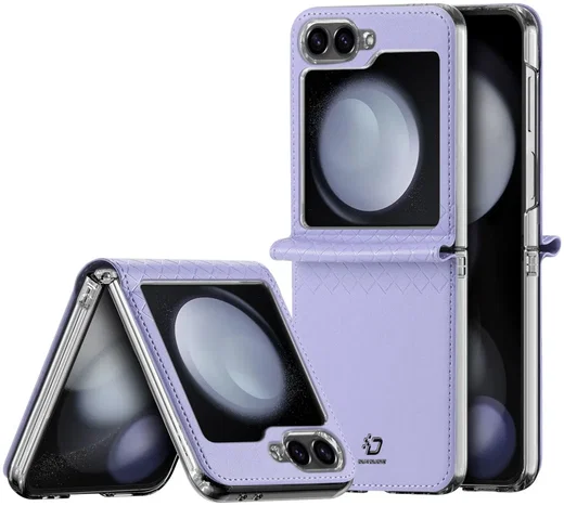 Dux Ducis Bril Samsung Galaxy Z Flip 6 Hoesje Back Cover Paars afbeelding 1