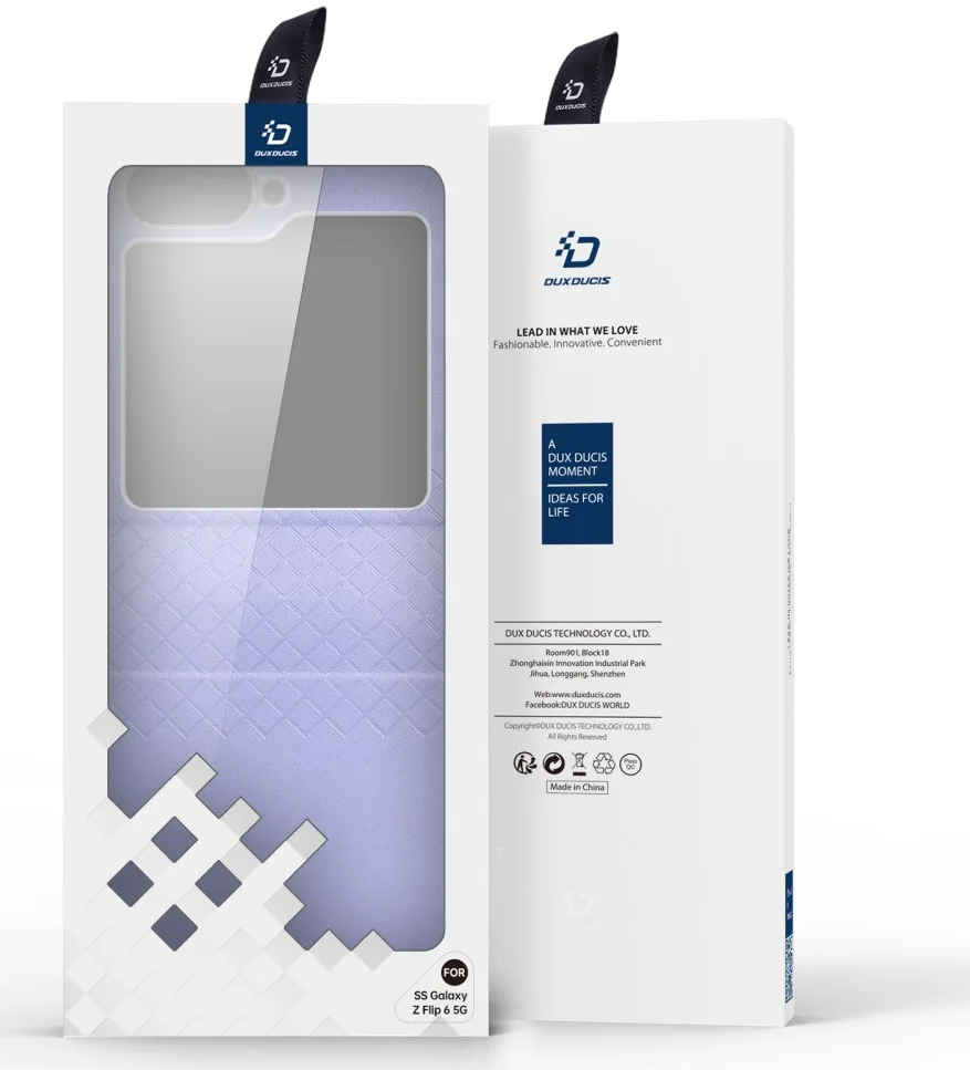 Dux Ducis Bril Samsung Galaxy Z Flip 6 Hoesje Back Cover Paars afbeelding 13