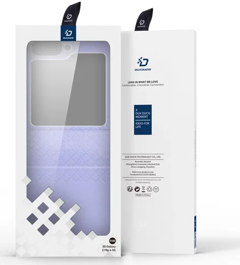 Dux Ducis Bril Samsung Galaxy Z Flip 6 Hoesje Back Cover Paars afbeelding 13