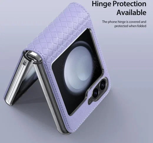 Dux Ducis Bril Samsung Galaxy Z Flip 6 Hoesje Back Cover Paars afbeelding 7