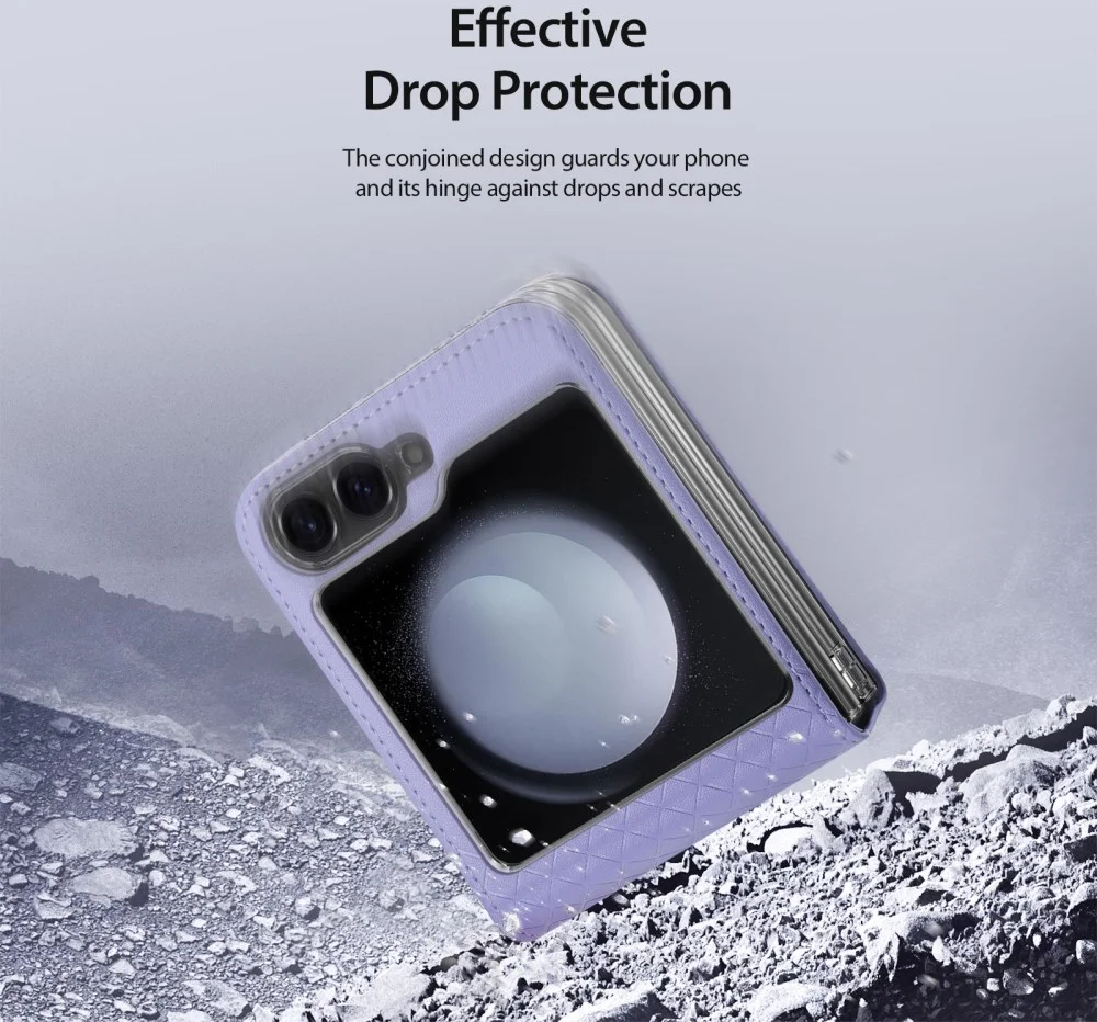 Dux Ducis Bril Samsung Galaxy Z Flip 6 Hoesje Back Cover Paars afbeelding 9
