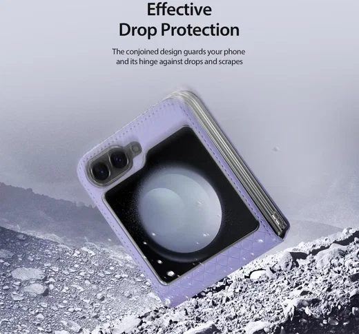 Dux Ducis Bril Samsung Galaxy Z Flip 6 Hoesje Back Cover Paars afbeelding 9