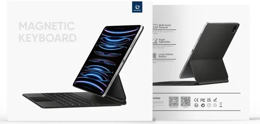 Dux Ducis iPad Pro 13 (2024/2025) Magnetische Toetsenbord Hoes afbeelding 8
