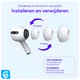 3 Pack AirPods Pro (1e & 2e Generatie) Siliconen Dopjes Tips Extra Small afbeelding 4