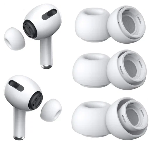 3 Pack AirPods Pro (1e & 2e Generatie) Siliconen Dopjes Tips Extra Small afbeelding 7