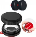 (2 pack) Waterdichte AirTag Hoes met 3M Tape voor Plakken Zwart