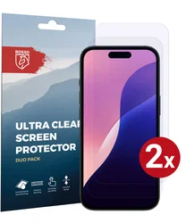Rosso Apple iPhone 16 Pro Screen Protector Case Friendly Folie Duo Pack afbeelding