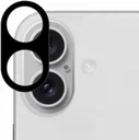Rosso Apple iPhone 16 / 16 Plus Camera Lens Protector Zwart