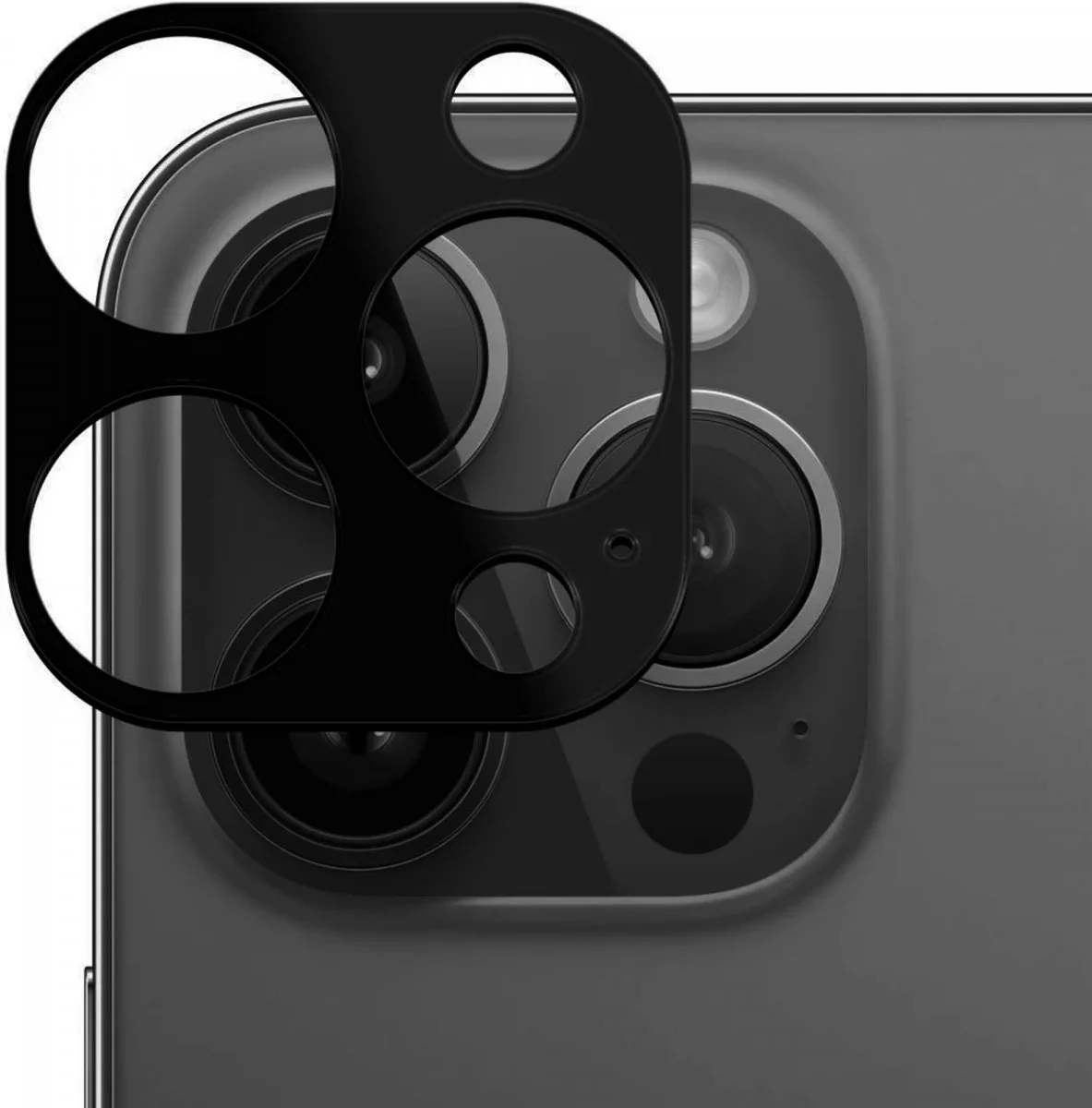 Rosso Apple iPhone 16 Pro / 16 Pro Max Camera Lens Protector Zwart afbeelding 10