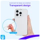Apple iPhone 16 Pro Hoesje Dun TPU Back Cover Transparant afbeelding 6