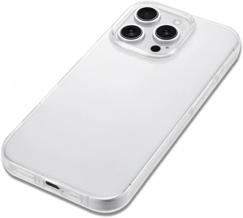 Apple iPhone 16 Pro Hoesje Dun TPU Back Cover Transparant afbeelding 13