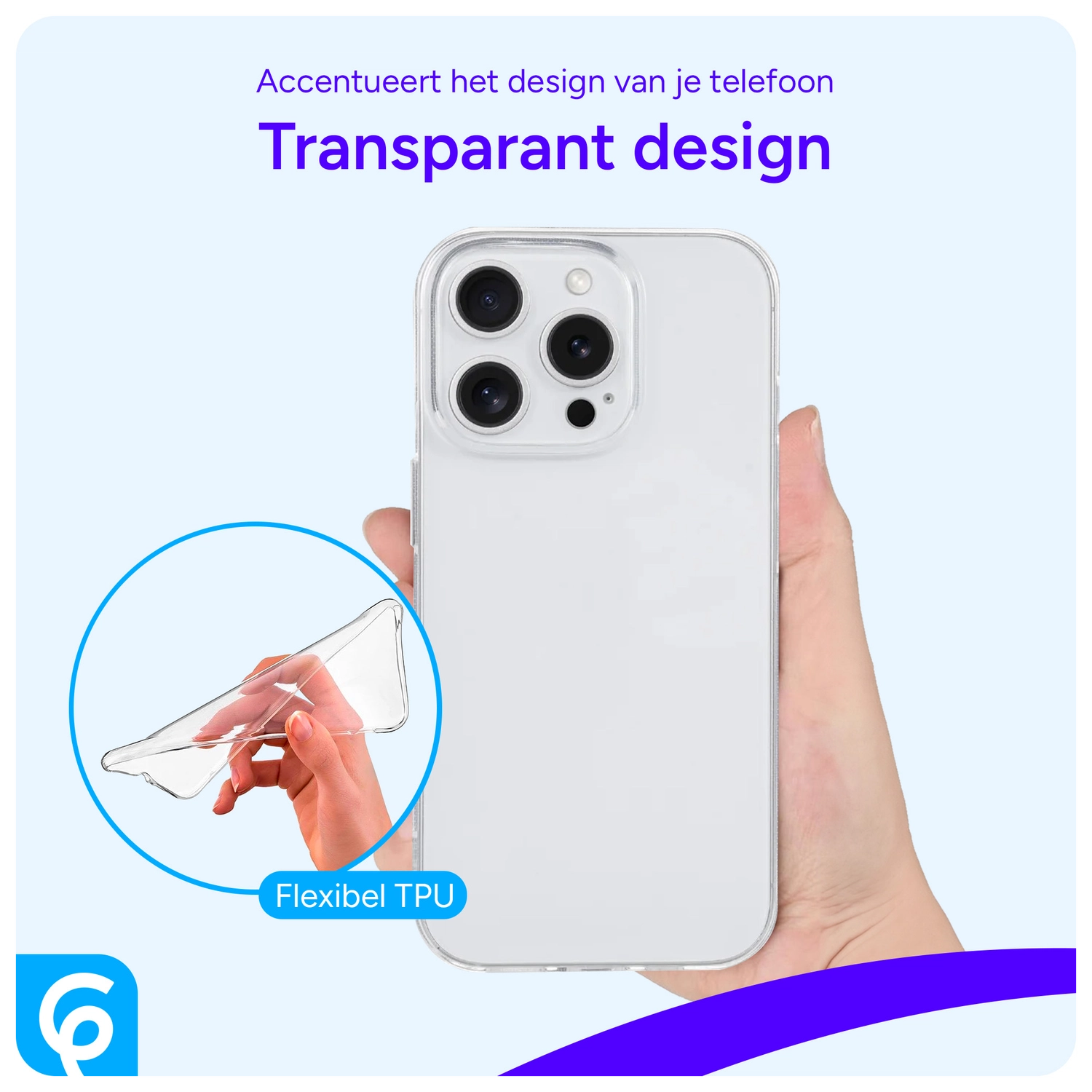 Apple iPhone 16 Pro Max Hoesje Dun TPU Back Cover Transparant afbeelding 6