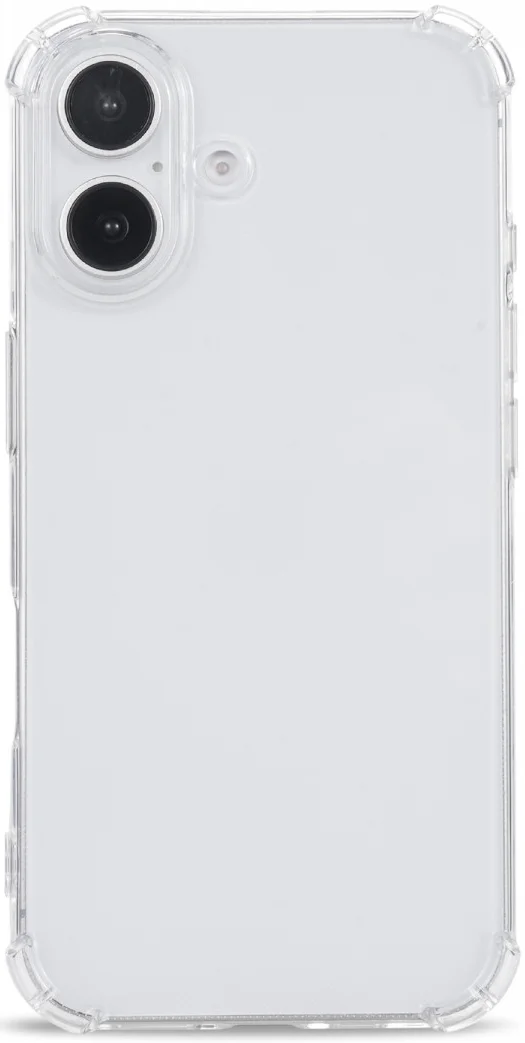 Apple iPhone 16 Plus Hoesje Schokbestendig en Dun TPU Back Cover Transparant afbeelding 16