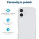 Apple iPhone 16 Plus Hoesje Schokbestendig en Dun TPU Back Cover Transparant afbeelding 9